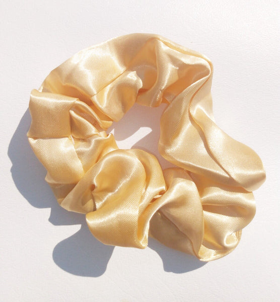 Butterscotch Satin Hair Scrunchie