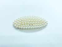 Oval Pearl Hair Clip