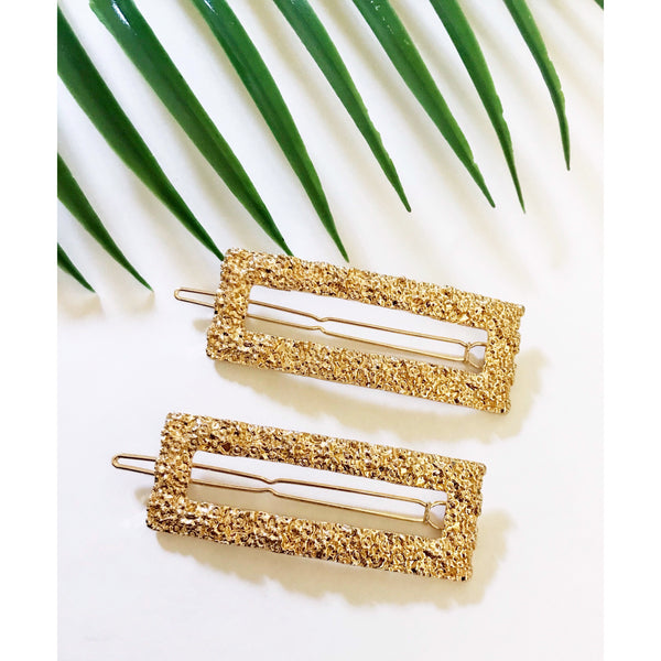 Gold Rush Hair Clip Set