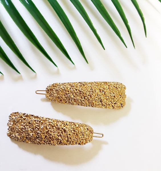 Gold Rush Hair Clip Set