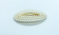 Oval Pearl Hair Clip