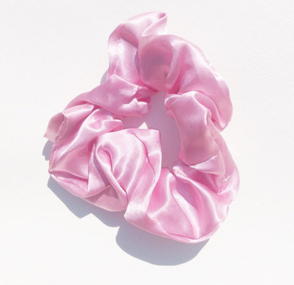 Cotton Candy Satin Hair Scrunchie