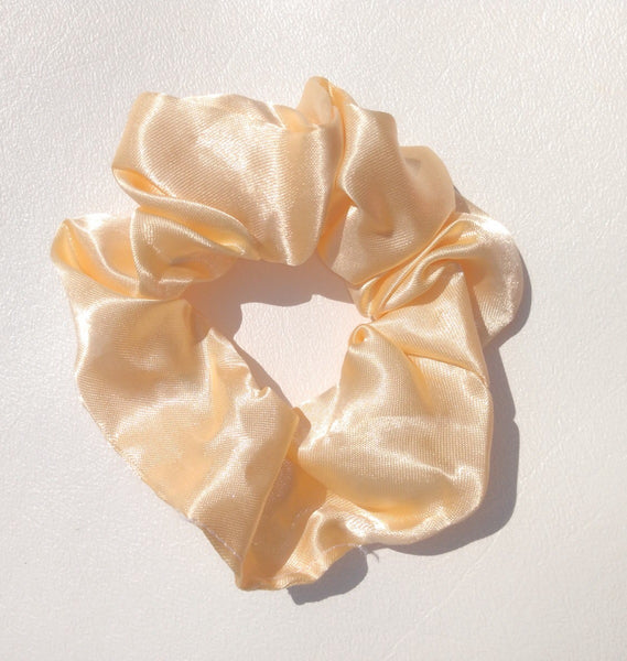 Sand Satin Hair Scrunchie