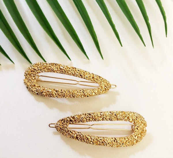 Gold Rush Hair Clip Set