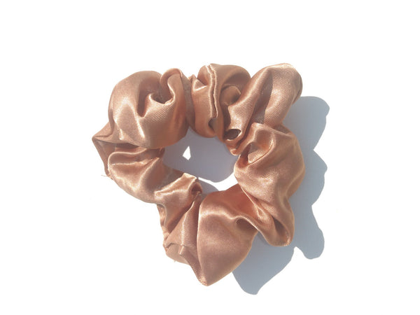 Amber Satin Hair Scrunchie