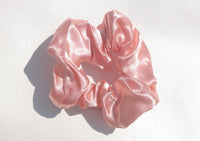 Rose Satin Hair Scrunchie