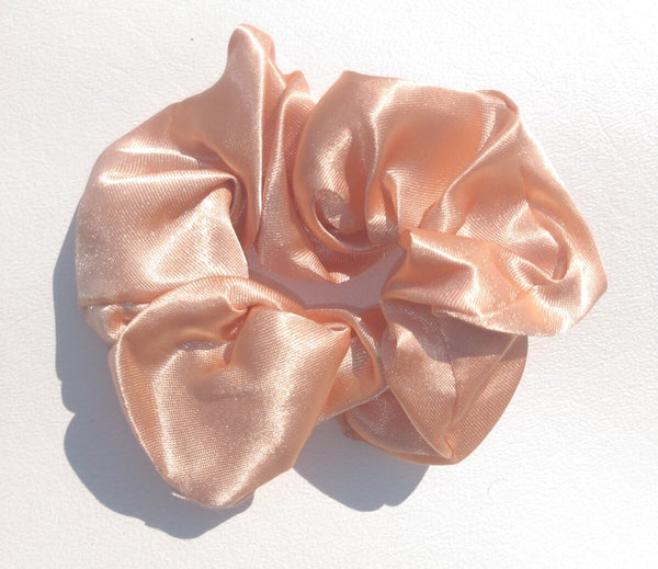 Champagne Satin Hair Scrunchie